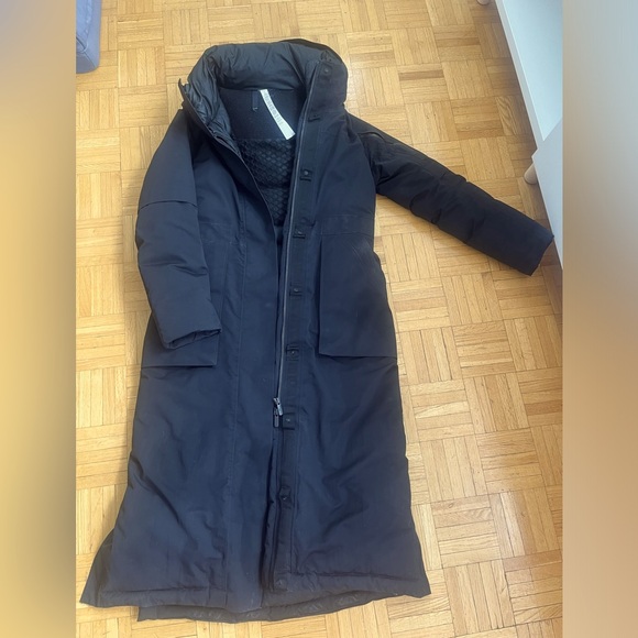 Lululemon Snow Parka Long size 4 black - Picture 2 of 10